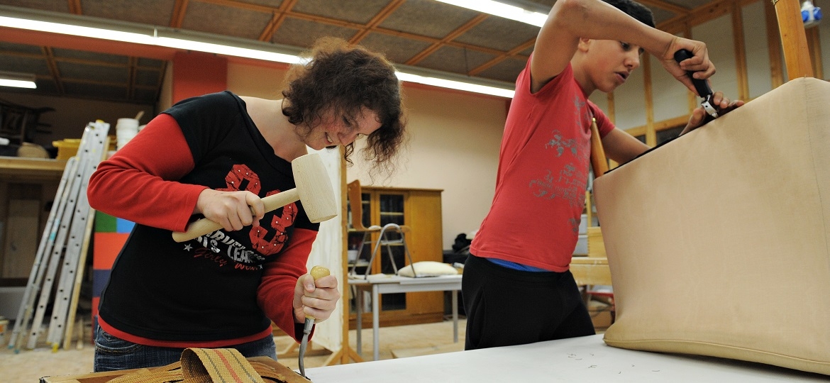 Vorqualifizierungsjahr Arbeit und Beruf im Pestalozzi Kinderdorf 